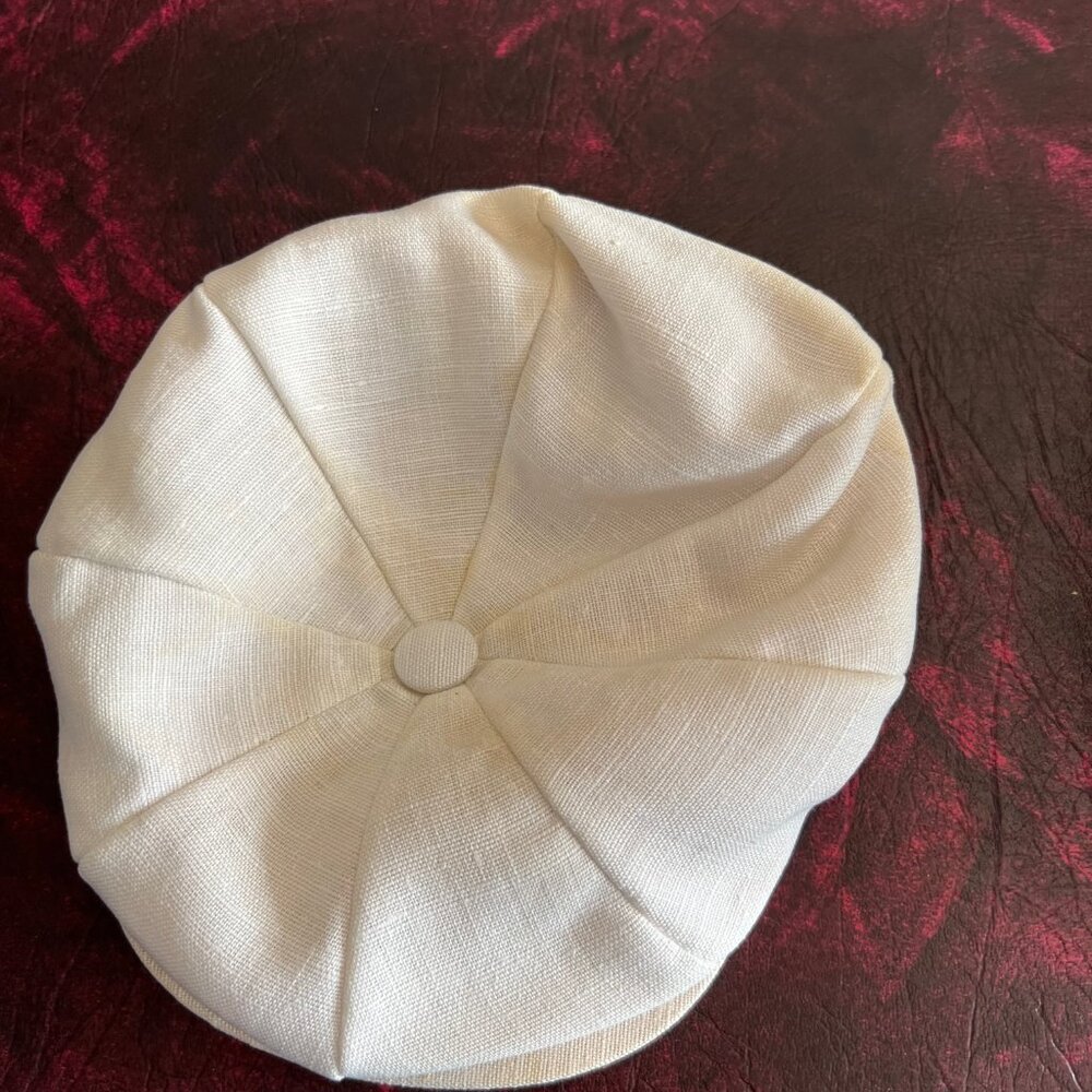 CHAMPIONSHIP GOLF HAT, WHITE, NEW, SIZE 7 3/8